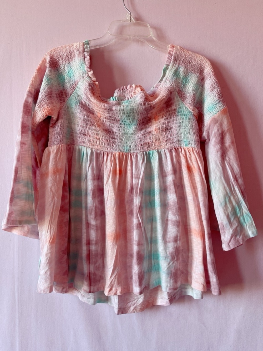 Torrid Tie Dye Babydoll Cold Shouldet Top 💕 - Picture 5 of 11